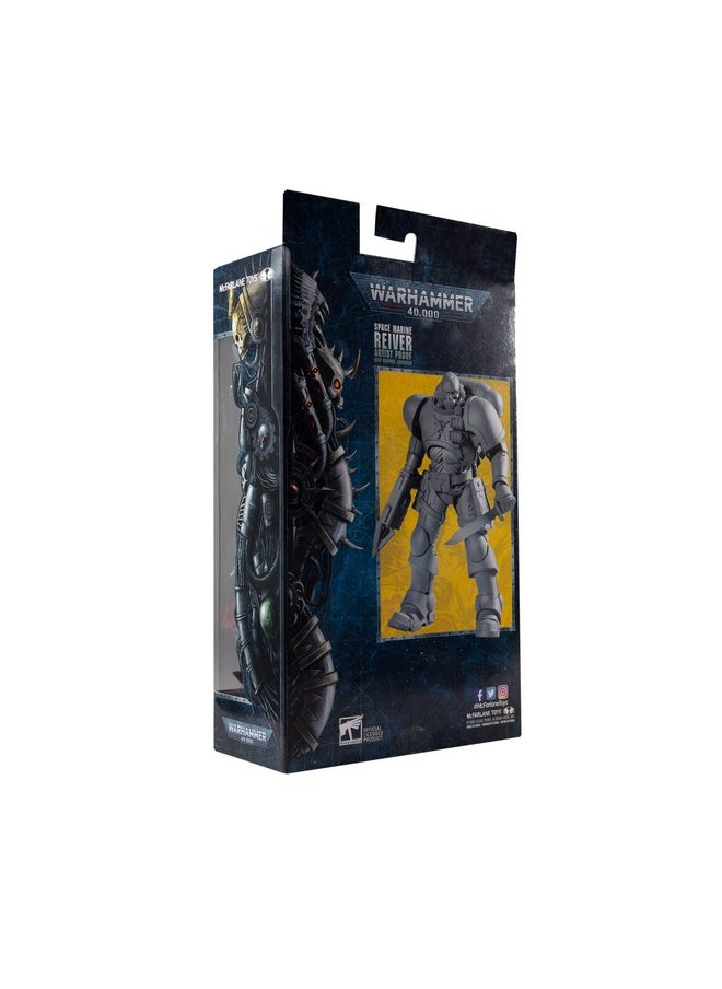 McFarlane Toys Warhammer 40,000 Space Marine Reiver (Artist Proof) with Grapnel Launcher & Base 7