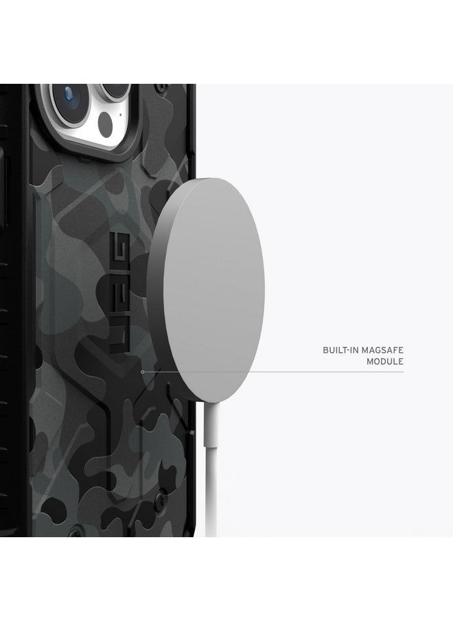Urban Armor Gear TPU+PC iPhone 15 Pro Case, Pathfinder Se Mag-Safe Compatible, Rugged Lightweight Shockproof Protective Case/Cover Designed For iPhone 15 Pro (6.1-Inch, 2023) - Midnight Camo