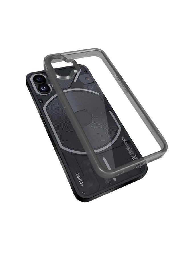 KAPAVER Back Cover Case for Nothing Phone 1 5G (TPU+PC) (Smoke Black)