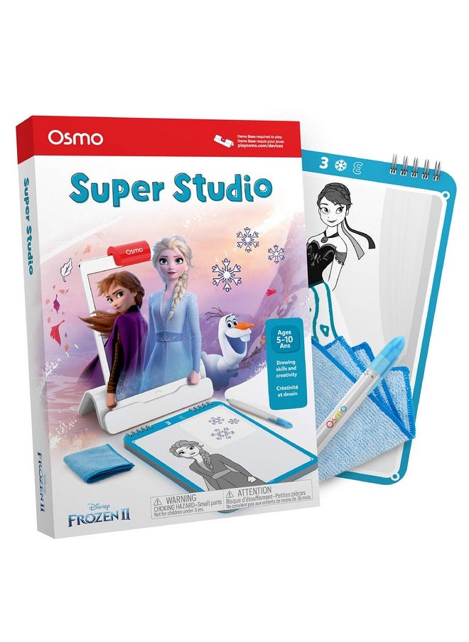 Osmo - Super Studio Disney Frozen 2 - Ages 5-11 - Learn to Draw - For iPad or Fire Tablet Educational Learning Games - STEM Toy Gifts for Kids, Boy & Girl - Ages 5 6 7 8 9 10 11 (Osmo Base Required)