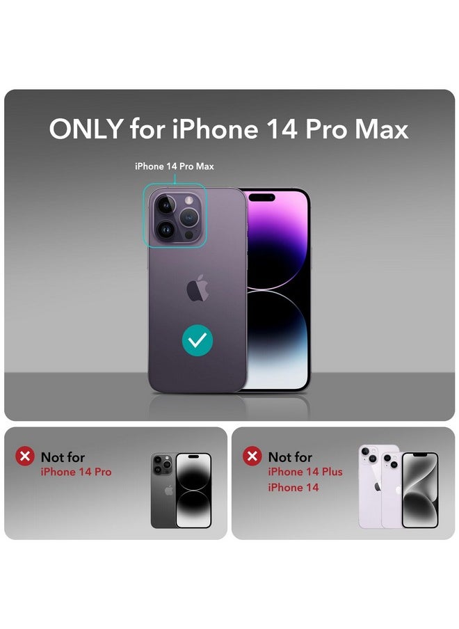 ESR for iPhone 14 Pro Max Case, Compatible with MagSafe, Scratch-Resistant, Thin and Slim, Classic Shockproof Military-Grade Protection, TPU, Magnetic Back Cover, Clear Purple