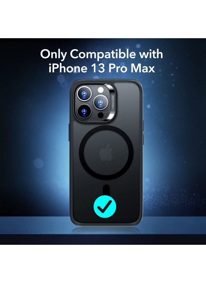 ESR for iPhone 13 Pro Max Case, Compatible with MagSafe, Scratch-Resistant, Thin and Slim, Classic Shockproof Military-Grade Protection, TPU, Magnetic Back Cover, Frosted Black