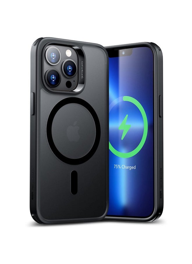 ESR for iPhone 13 Pro Max Case, Compatible with MagSafe, Scratch-Resistant, Thin and Slim, Classic Shockproof Military-Grade Protection, TPU, Magnetic Back Cover, Frosted Black
