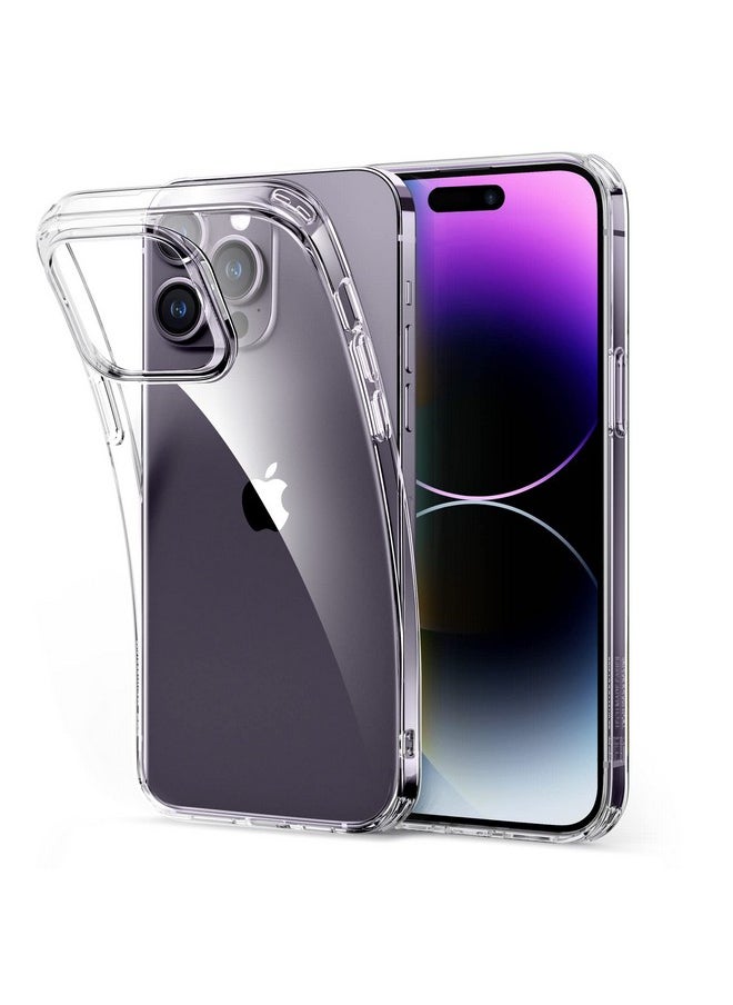ESR for iPhone 14 Pro Max Case, Shockproof Drop Protection, Project Zero Series, TPU, Yellowing-Resistant, Slim and Thin, Transparent Back Cover, Clear