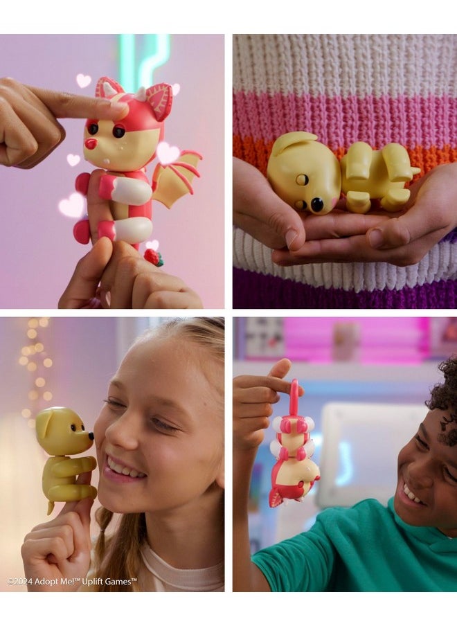Fingerlings Adopt Me! x Dog, Interactive Pet with 40+ Sounds & Reactions (Ages 5+)