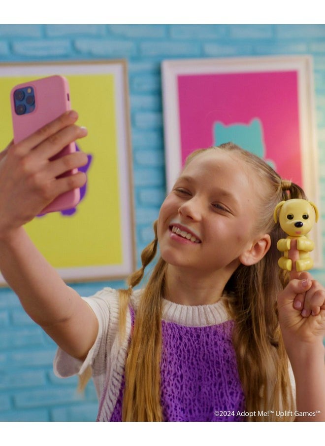 Fingerlings Adopt Me! x Dog, Interactive Pet with 40+ Sounds & Reactions (Ages 5+)