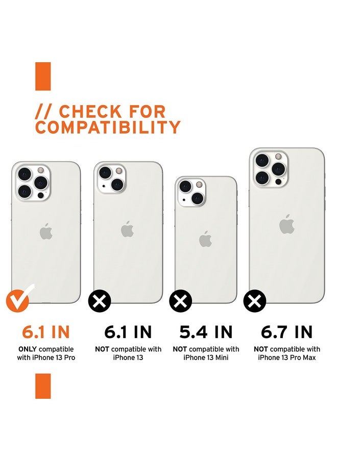 Urban Armor Gear UAG iPhone 13 Pro Case, Pathfinder Rugged Lightweight Slim Shockproof Protective Case/Cover Designed for iPhone 13 Pro (6.1-Inch) (2021), Wireless Charging Compatible - Mallard