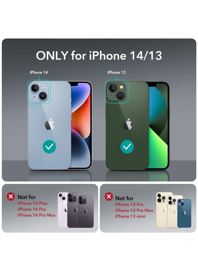 ESR for iPhone 13/14 Cover，Military-Grade Drop Protection, Shockproof Air-Guard Corners, TPU Phone Cover, Anti-Yellowing, Air Armor Scratch Resistant, Hard Acrylic Back Case, Frosted Black
