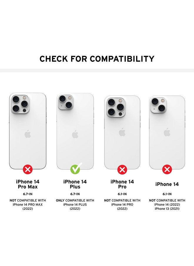 Urban Armor Gear TPU iPhone 14 Plus Case,Plyo Rugged Lightweight Slim Shockproof Clear Protective Case/Cover Designed For iPhone 14 Plus (6.7-Inch) 2022,Wireless Charging Compatible-Ice