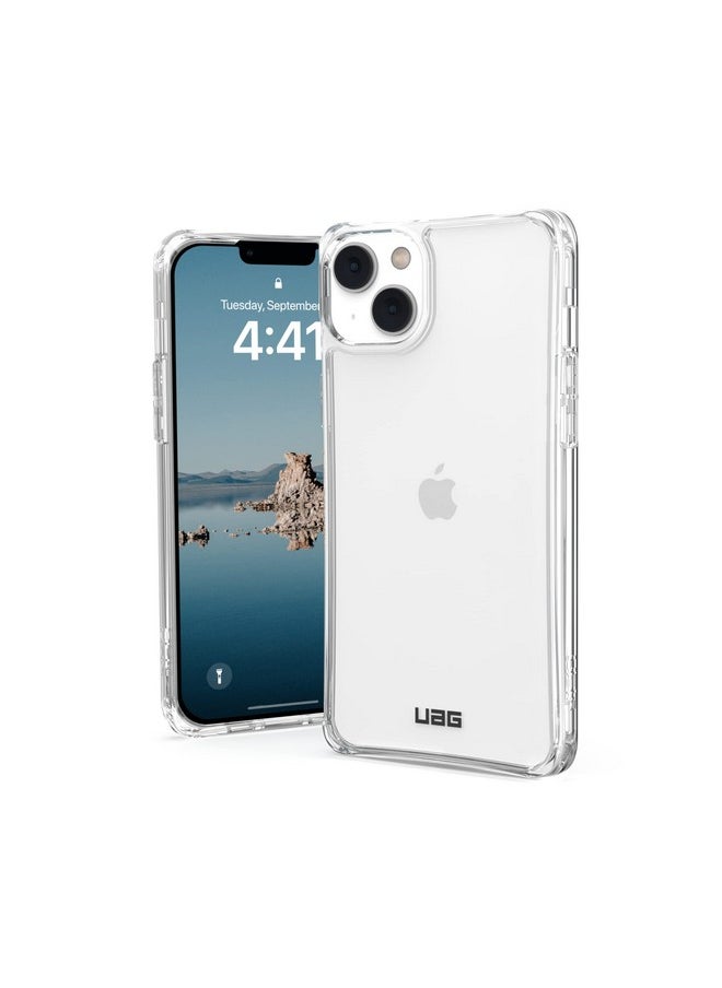 Urban Armor Gear TPU iPhone 14 Plus Case,Plyo Rugged Lightweight Slim Shockproof Clear Protective Case/Cover Designed For iPhone 14 Plus (6.7-Inch) 2022,Wireless Charging Compatible-Ice
