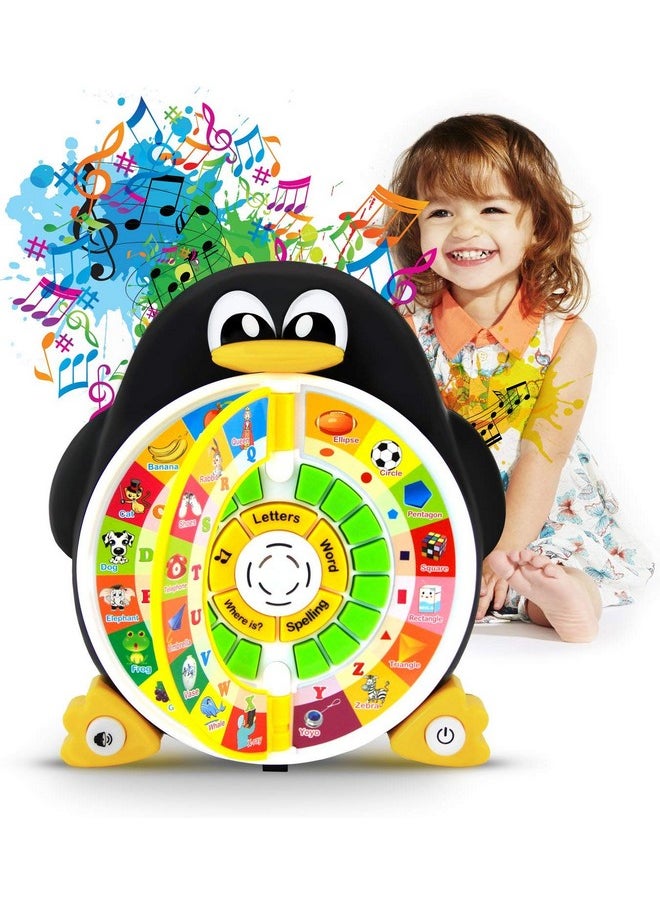 Penguin Power ABC Learning & Educational Toys for Preschoolers - Preschool Learning Activities Toys to Learn ABCs, Words, Spelling, Shapes, Quiz & Songs - Learning Toys for 3+ Year Olds Boys and Girls