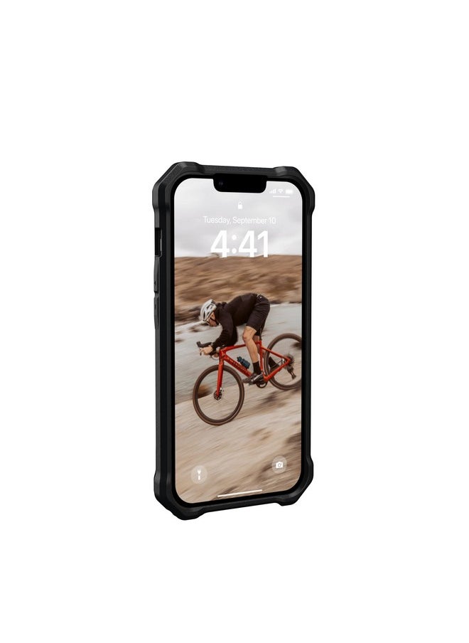 Urban Armor Gear Uag iPhone 14/13 Case, Essential Armor Mag-Safe Compatible, Slim Fit Rugged Protective Case/Cover Designed for iPhone 14 / iPhone 13 (6.1-Inch) (2022) (Military Drop Tested) - Black