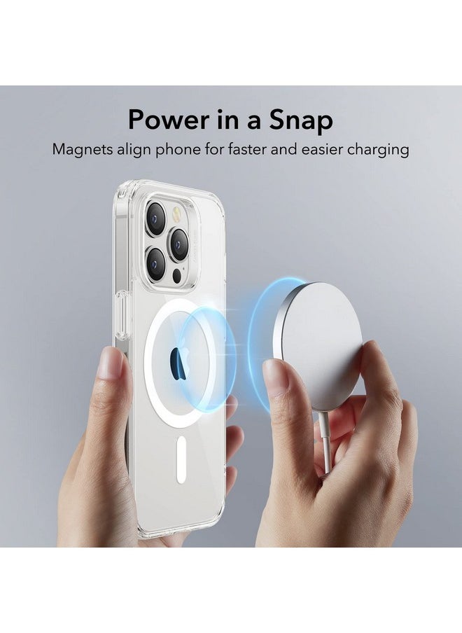 ESR for iPhone 14 Pro Max Case, Compatible with MagSafe, Scratch-Resistant, Thin and Slim, Classic Shockproof Military-Grade Protection, TPU, Magnetic Back Cover, Clear