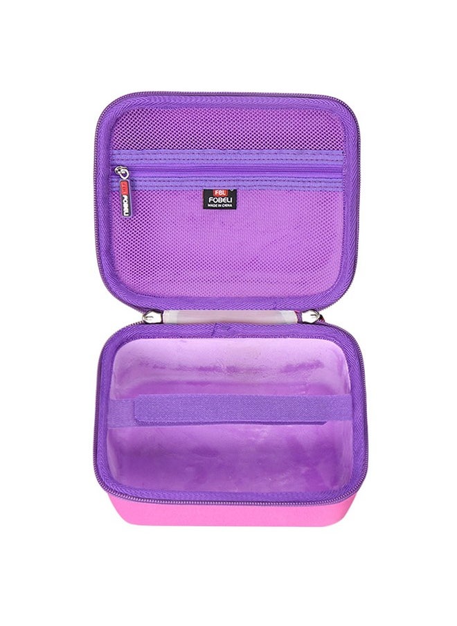 FBLFOBELI EVA Hard Carrying Case Compatible with LeapFrog Fridge Phonics Magnetic Letter Set (Pink)