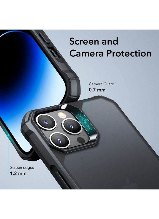 ESR for iPhone 14 Pro Max Case，Military-Grade Drop Protection, Shockproof Air-Guard Corners, TPU Phone Case, Anti-Yellowing, Air Armor Scratch Resistant, Hard Acrylic Back Case, Frosted Black
