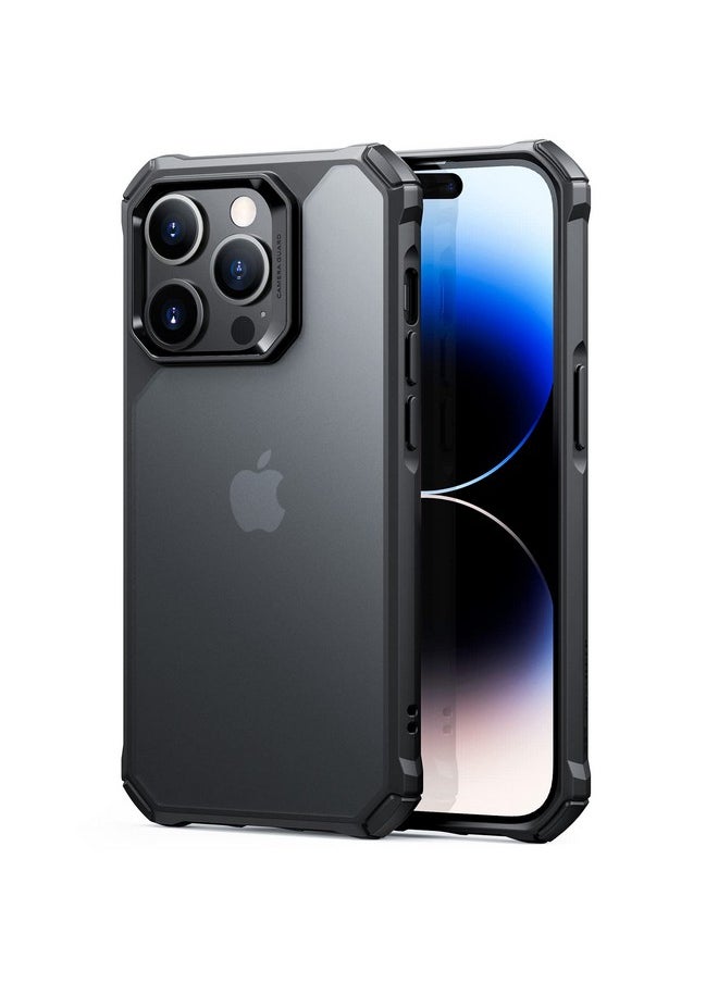 ESR for iPhone 14 Pro Max Case，Military-Grade Drop Protection, Shockproof Air-Guard Corners, TPU Phone Case, Anti-Yellowing, Air Armor Scratch Resistant, Hard Acrylic Back Case, Frosted Black