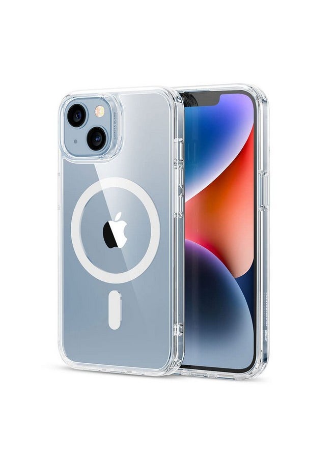 ESR for iPhone 13/14 Cover, Compatible with MagSafe, Scratch-Resistant, Thin and Slim, Classic Shockproof Military-Grade Protection, TPU, Magnetic Back Case, Clear