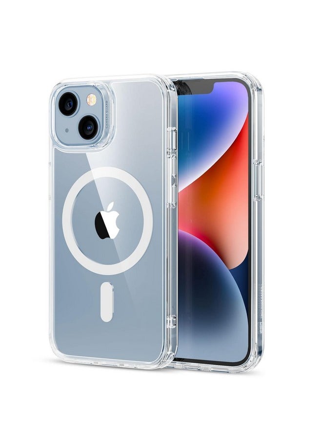 ESR for iPhone 13/14 Cover, Compatible with MagSafe, Scratch-Resistant, Thin and Slim, Classic Shockproof Military-Grade Protection, TPU, Magnetic Back Case, Clear
