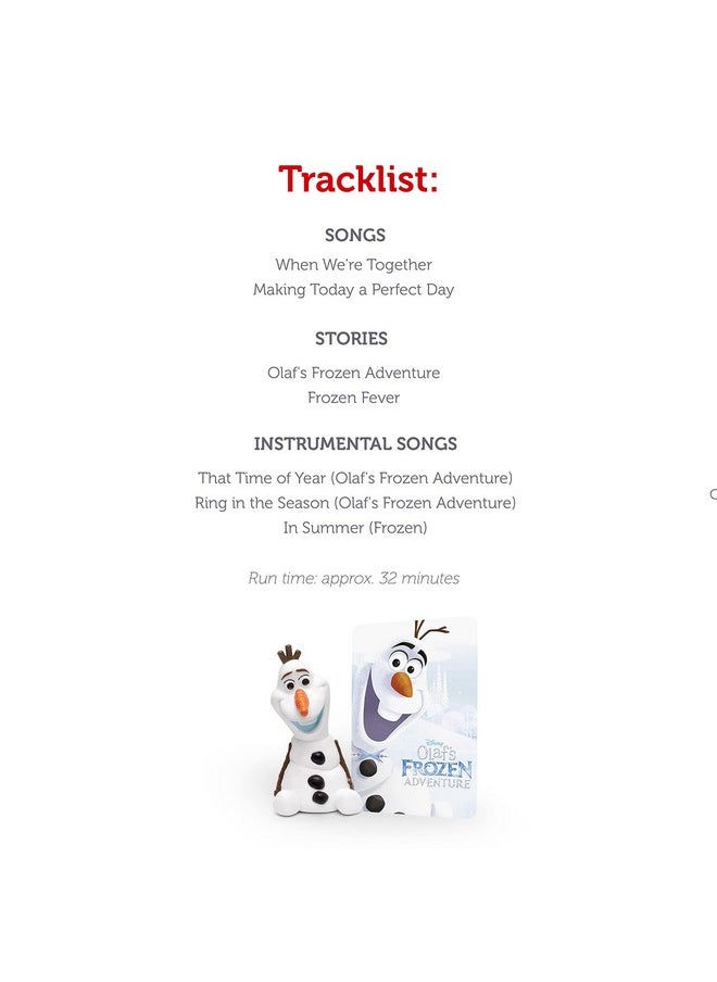 Tonies Olaf Audio Play Character from Disney's Frozen