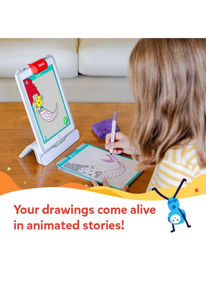 Osmo - Super Studio Disney Princess - Ages 5-11 - Learn to Draw - For iPad or Fire Tablet - Educational Learning Games - STEM Toy Gifts for Kids, Boy & Girl - Ages 5 6 7 8 9 10 11 (Osmo Base Required)