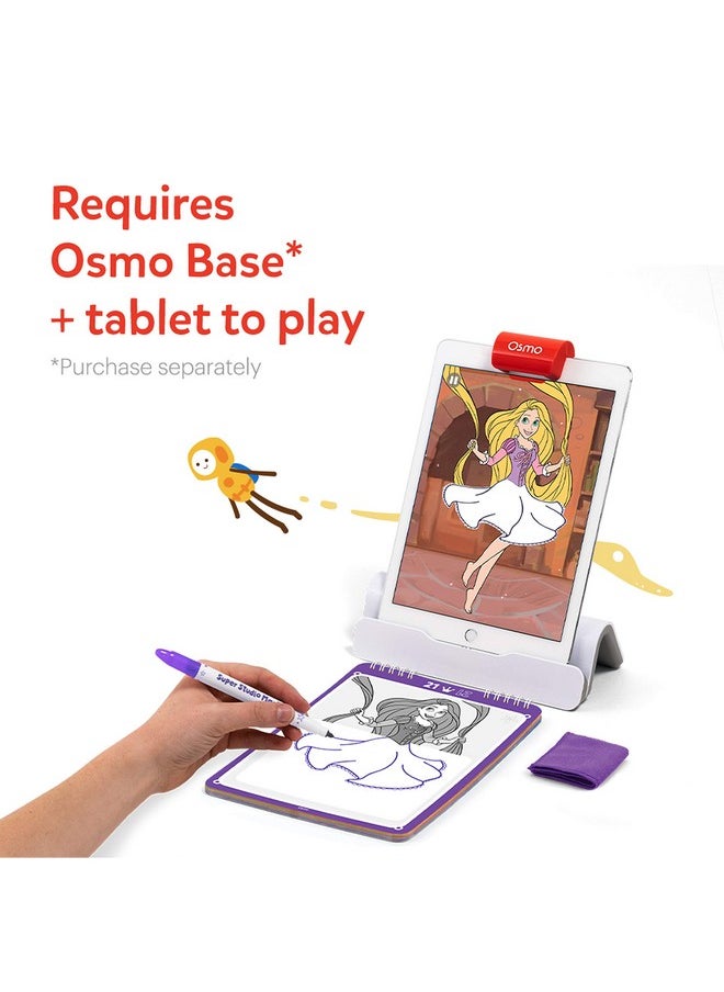 Osmo - Super Studio Disney Princess - Ages 5-11 - Learn to Draw - For iPad or Fire Tablet - Educational Learning Games - STEM Toy Gifts for Kids, Boy & Girl - Ages 5 6 7 8 9 10 11 (Osmo Base Required)