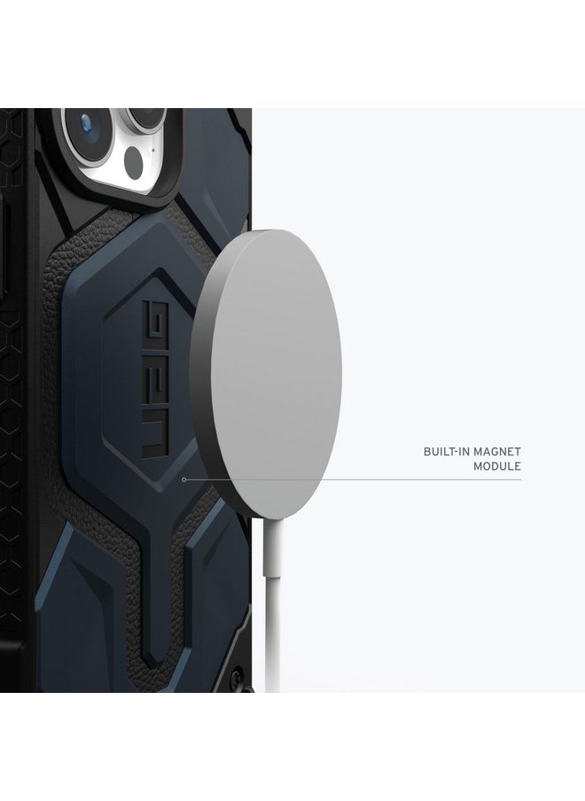 Urban Armor Gear TPU+PC Monarch Pro Mag-Safe Compatible,Slim Fit Rugged Protective Case/Cover Designed For iPhone 15 Pro Max (2023),Wireless Charging Compatible - Mallard,Multicolour