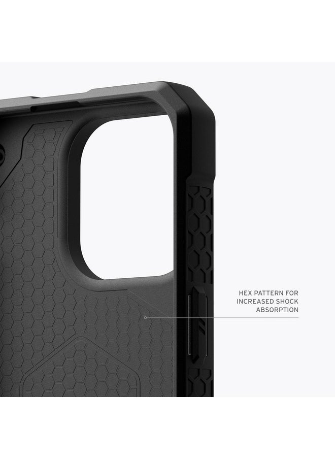 Urban Armor Gear TPU+PC Monarch Pro Mag-Safe Compatible,Slim Fit Rugged Protective Case/Cover Designed For iPhone 15 Pro Max (2023),Wireless Charging Compatible - Mallard,Multicolour