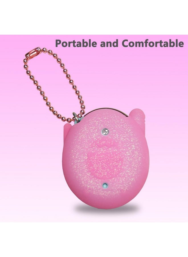 JCHPINE Silicone Cover Case for Tamagotchi Connection Virtual Reality Pet, Screen Protector for Tamagotchi Connection Electronic Pet Accessories (Silicone Case and Screen Film) (Pink)