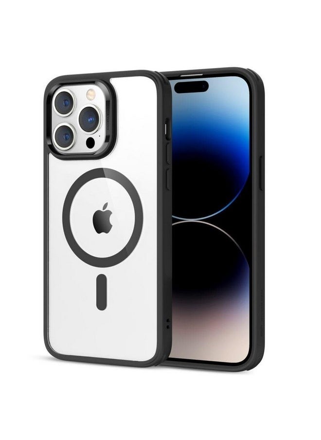 ESR for iPhone 14 Pro Max Case, Compatible with MagSafe, Scratch-Resistant, Thin and Slim, Classic Shockproof Military-Grade Protection, TPU, Magnetic Back Cover, Clear Black