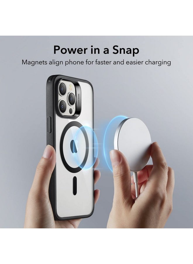 ESR for iPhone 14 Pro Max Case, Compatible with MagSafe, Scratch-Resistant, Thin and Slim, Classic Shockproof Military-Grade Protection, TPU, Magnetic Back Cover, Clear Black