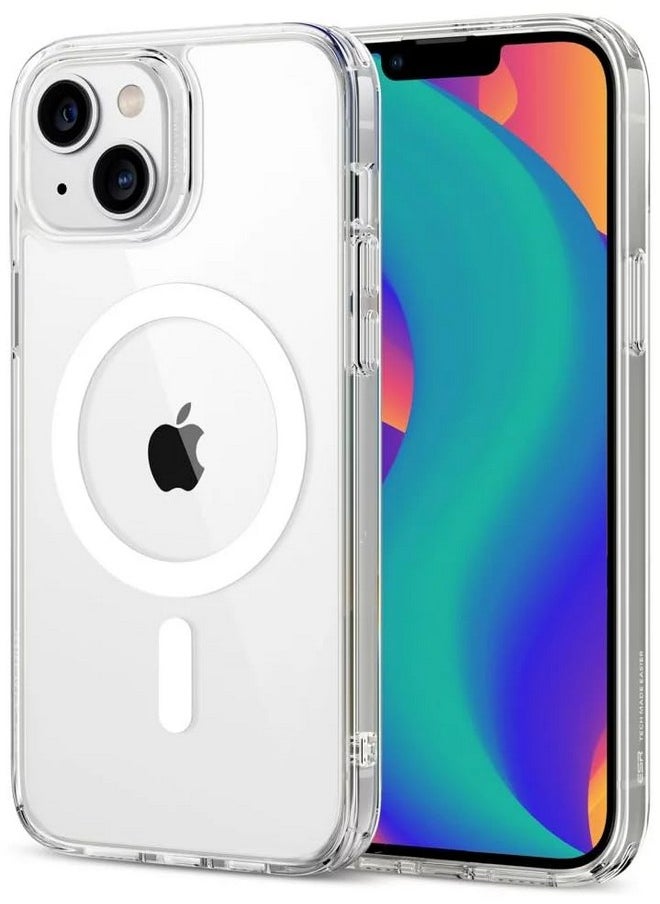 ESR for iPhone 14 Plus Cover, Compatible with MagSafe, Scratch-Resistant, Thin and Slim, Classic Shockproof Military-Grade Protection, TPU, Magnetic Back Case, Clear
