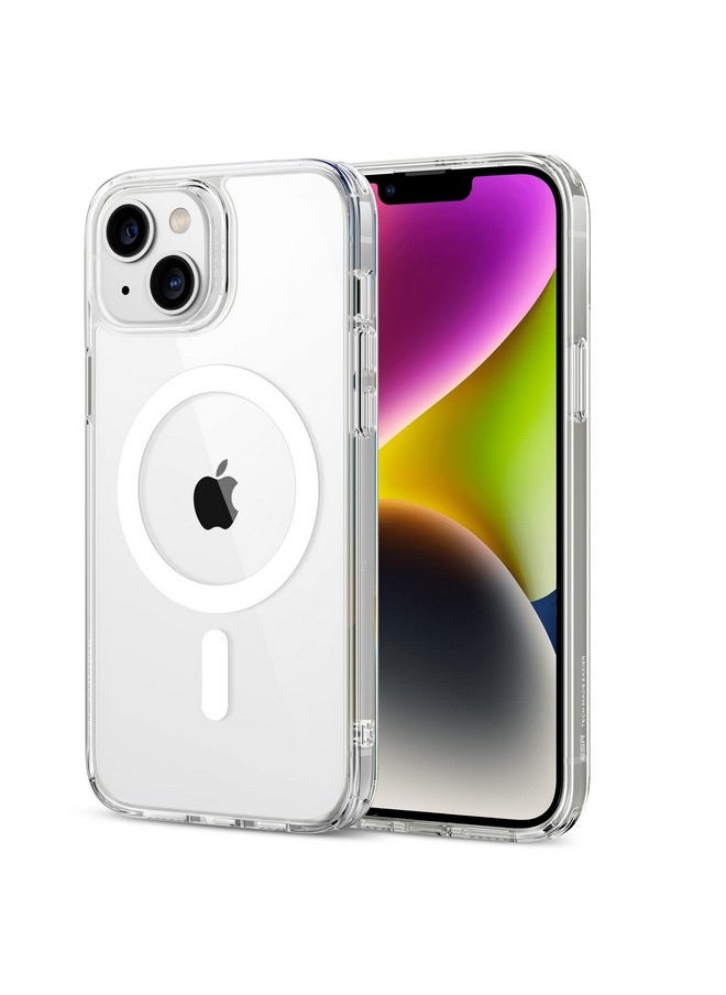 ESR for iPhone 14 Plus Cover, Compatible with MagSafe, Scratch-Resistant, Thin and Slim, Classic Shockproof Military-Grade Protection, TPU, Magnetic Back Case, Clear