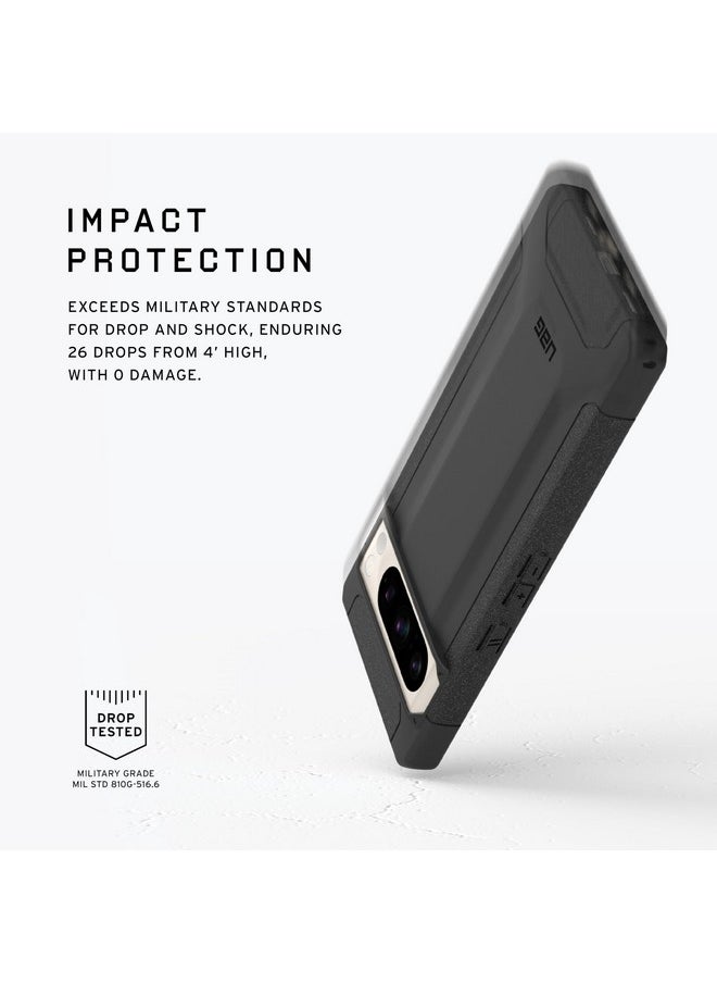 Urban Armor Gear Thermoplastic Polyurethane Pixel 8 Pro Case, Scout Rugged Protection Case/Cover Designed For Google Pixel 8 Pro (2023) Military Drop Tested - Black