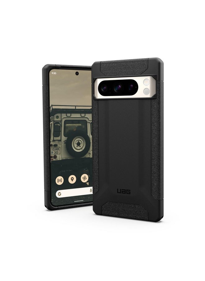 Urban Armor Gear Thermoplastic Polyurethane Pixel 8 Pro Case, Scout Rugged Protection Case/Cover Designed For Google Pixel 8 Pro (2023) Military Drop Tested - Black