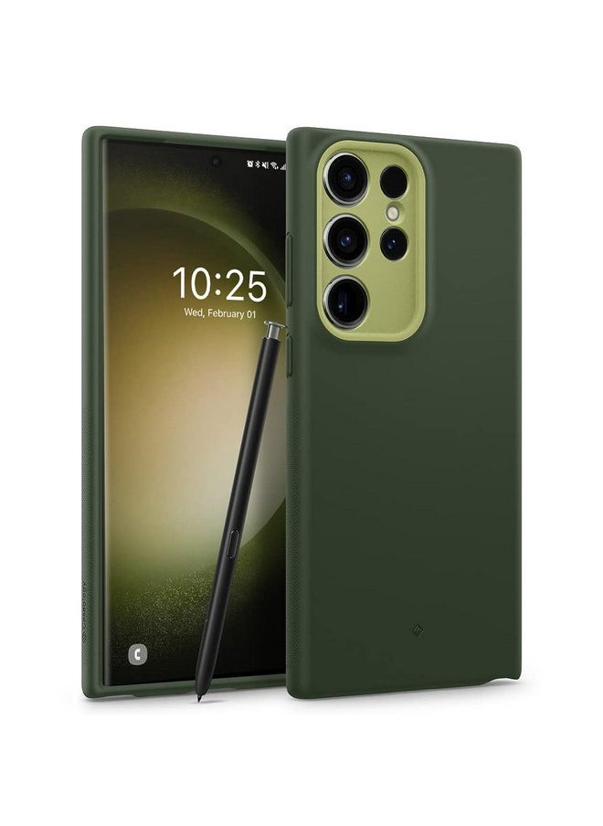 CASEOLOGY by Spigen Nano Pop Back Cover Case Compatible with Samsung Galaxy S23 Ultra Case (TPU and PC | AVO Green)