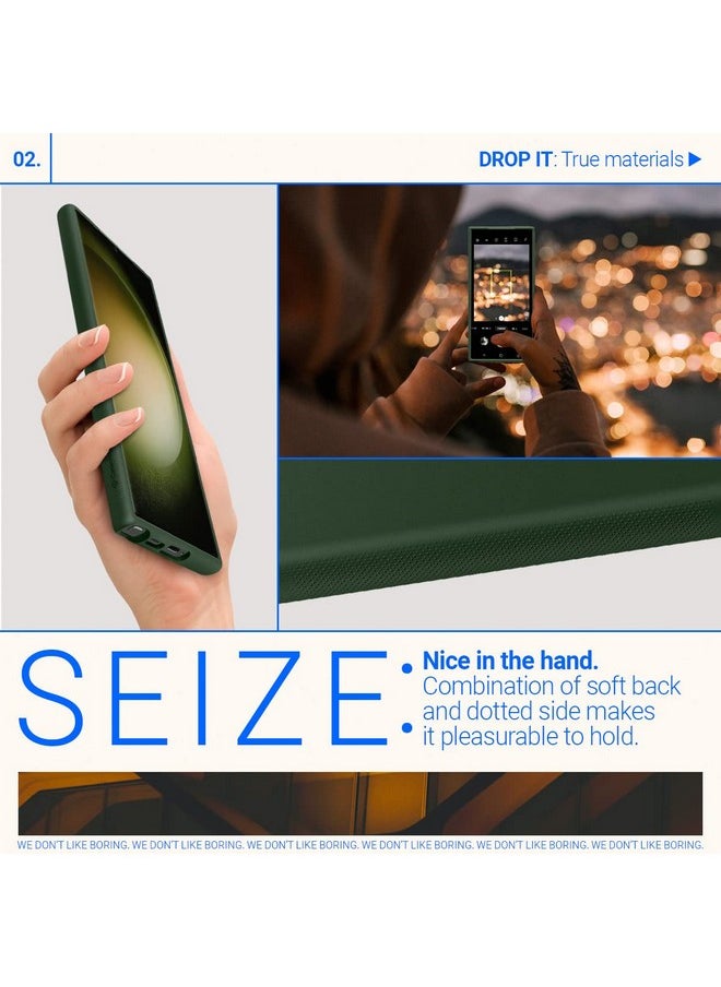 CASEOLOGY by Spigen Nano Pop Back Cover Case Compatible with Samsung Galaxy S23 Ultra Case (TPU and PC | AVO Green)