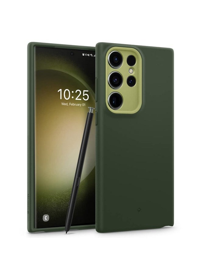 CASEOLOGY by Spigen Nano Pop Back Cover Case Compatible with Samsung Galaxy S23 Ultra Case (TPU and PC | AVO Green)