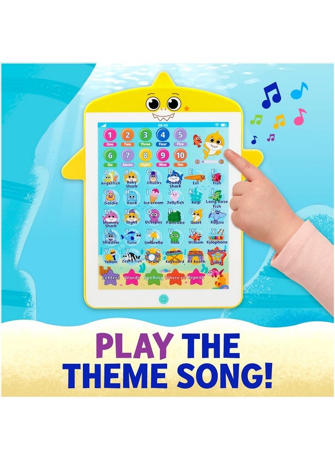 WowWee Baby Shark's Big Show! Kids Tablet - Interactive Educational Toys - Toddler Tablet Makes Learning Fun (Full Size), multicolor