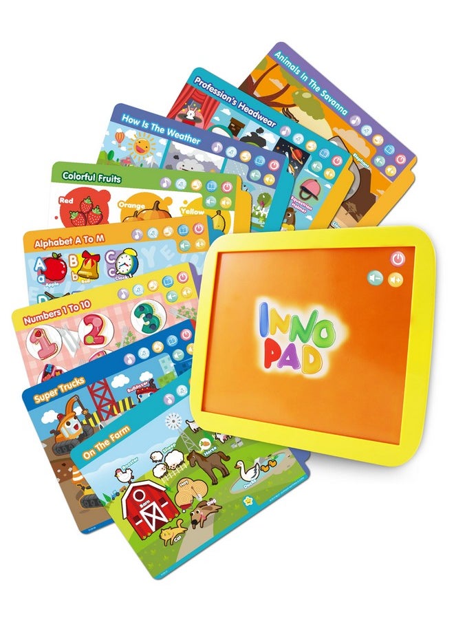 BEST LEARNING INNO PAD Smart Fun Lessons - Educational Tablet Toy to Learn Alphabet, Numbers, Colors, Shapes, Animals, Transport for Toddlers Ages 2 to 5 Years Old | Ideal Christmas & Birthday Gift