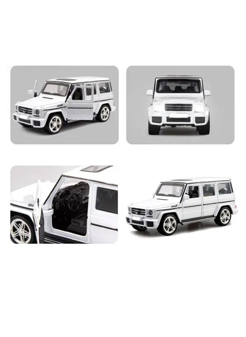 1:24 Scale Die-Cast SUV Model with Sound, Light & Pullback Action – Openable Doors & Realistic Detailing