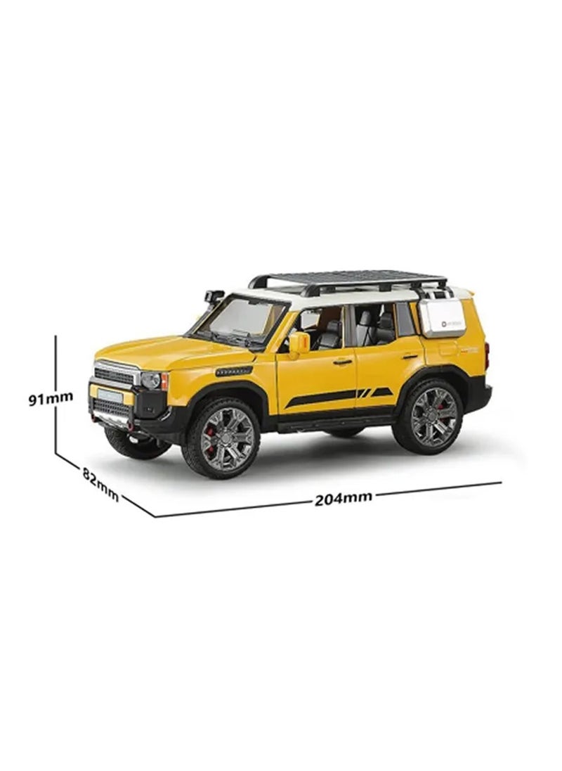 1:22 Diecast SUV Model car with lights,Sounds,Pullback action & Opening doors,Perfect gift for kids and Car collectors