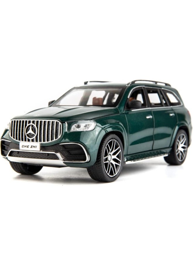 1:24 Scale Simulation of Mercedes-Benz Model Car – Zinc Alloy Diecast Pull Back Toy Car with Light & Sound | Openable Doors