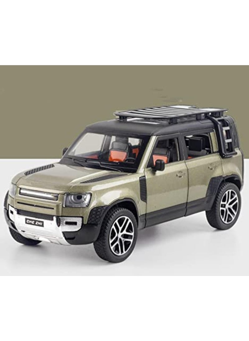Model Car 1/24 Alloy DieCast Toy – Simulation Sound, Light, Pull Back, Collection, Children Gifts Model Car