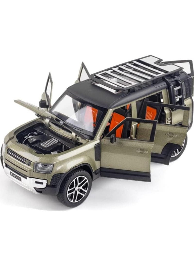 Model Car 1/24 Alloy DieCast Toy – Simulation Sound, Light, Pull Back, Collection, Children Gifts Model Car