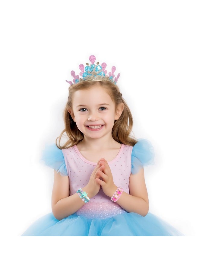 Elesa Miracle 36pc Little Girl Teens Kids Beaded Bracelet Value Set Kids Girl Party Favor Pretend Play Bracelet