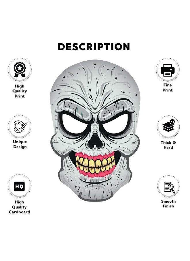 Festiko® Halloween Theme Face Masks (36 Pcs), Halloween Theme Party Supplies, Return Gifts for Kids, Halloween Theme Party Items,Scal Face Masks for Kids