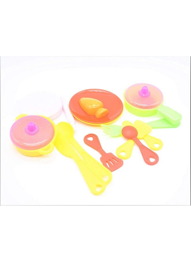 toyshine kitchen treat kitchen set with accessories for kids, multi - made in india- Multi color