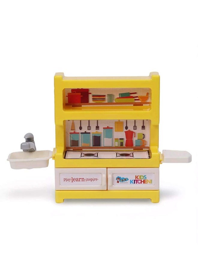 toyshine kitchen treat kitchen set with accessories for kids, multi - made in india- Multi color