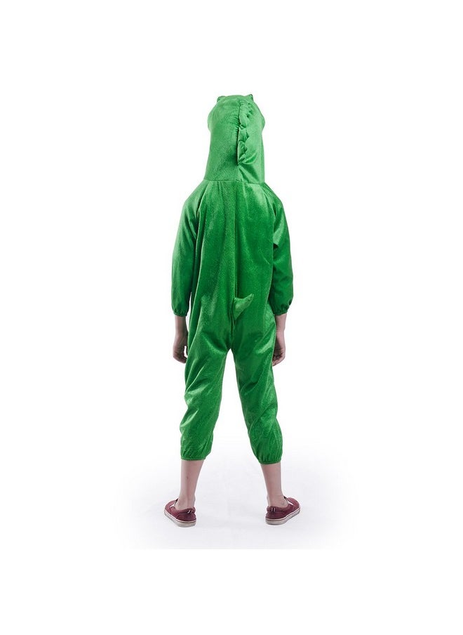 FancyDressWale Cotton Blend Sea Creature Fancy Dress For Kids| Water Animal Costume| Occean Creature Dresses For Fancy Dress Costumes For Boys And Girls- Crocodile, Multicolor