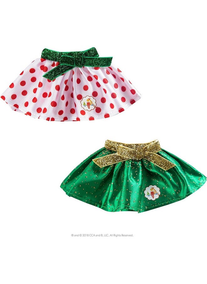 The Elf on the Shelf Girl Elf Gift Set with Party Dress Set (2 Pack) - Girl Character & Themed Storybook with Festive Holiday Dresses: Dress Your Elf Girl Scout Up for Your Christmas Party